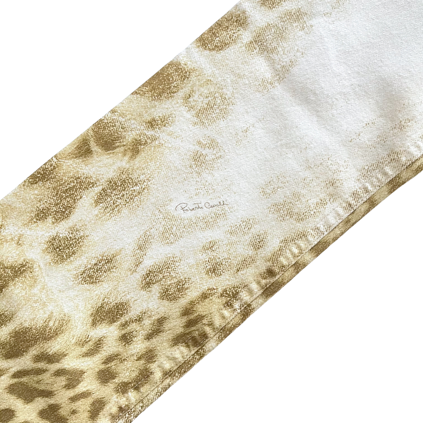 ROBERTO CAVALLI LEOPARD PRINT JEANS