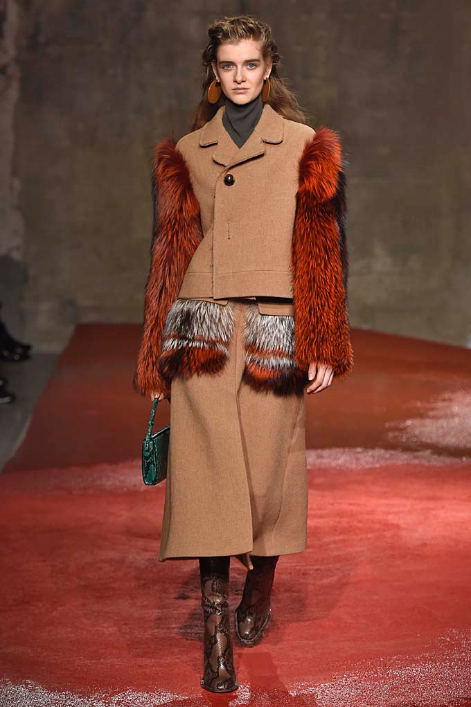 MARNI FW 2015 RUNWAY PYTHON BOOTS