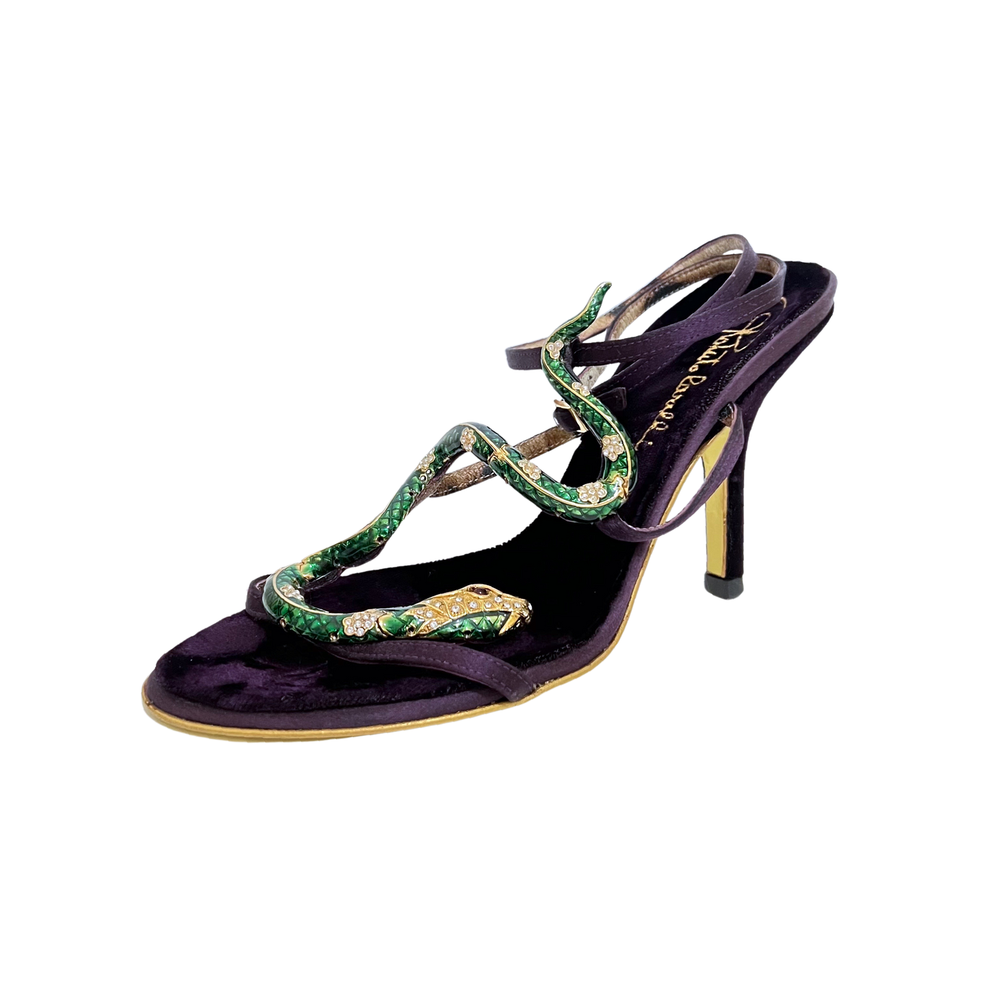 ROBERTO CAVALLI SERPENT SNAKE HEELS