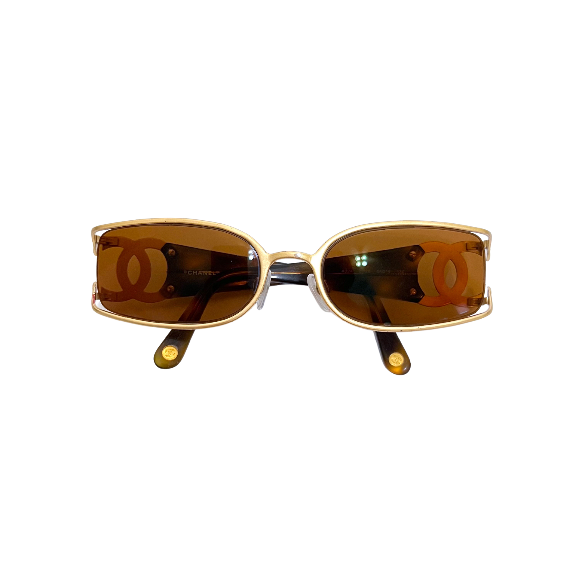 CHANEL GOLD CC LOGO SUNGLASSES RDSCVRD Luxury Vintage