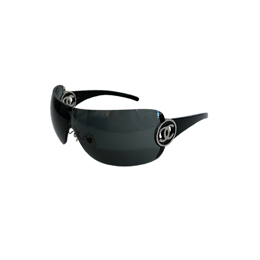 CHANEL RIMLESS SHIELD SUNGLASSES