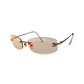 CHANEL IRIDESCENT RIMLESS SUNGLASSES