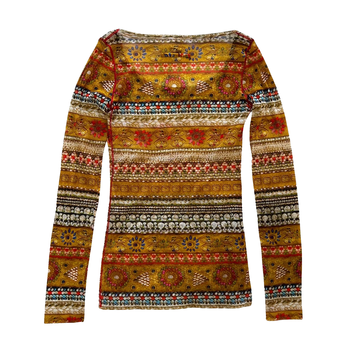 JEAN PAUL GAULTIER LONG SLEEVE MESH TOP