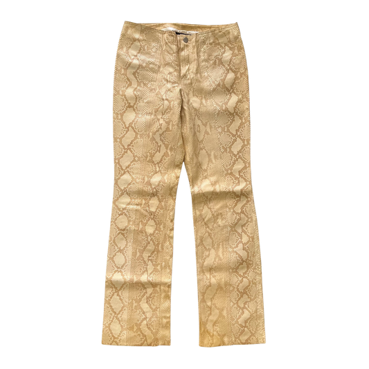 RALPH LAUREN BLONDE PYTHON PANTS