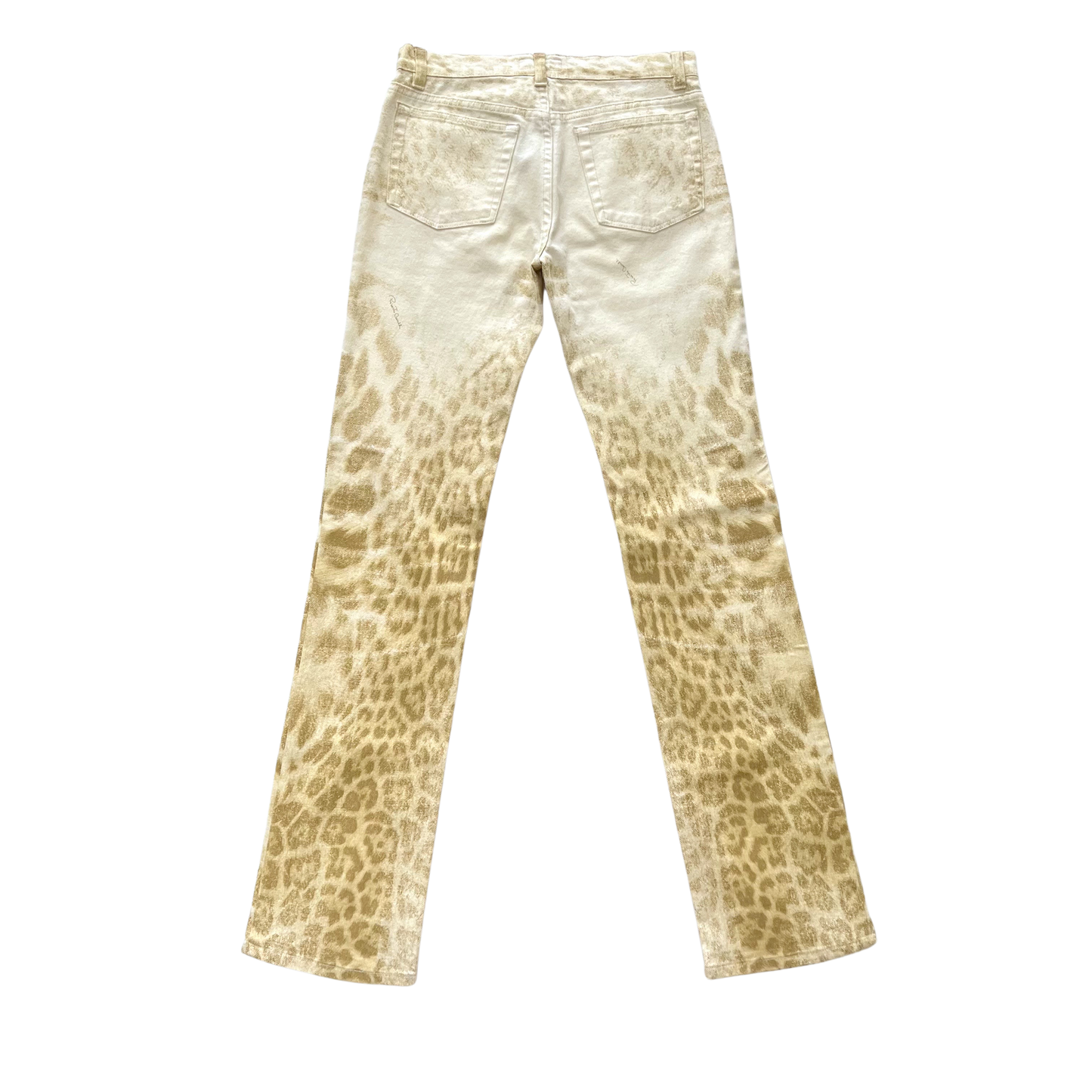 ROBERTO CAVALLI LEOPARD PRINT JEANS