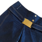 DOLCE & GABBANA SS 2001 RUNWAY GOLD PLATE JEANS